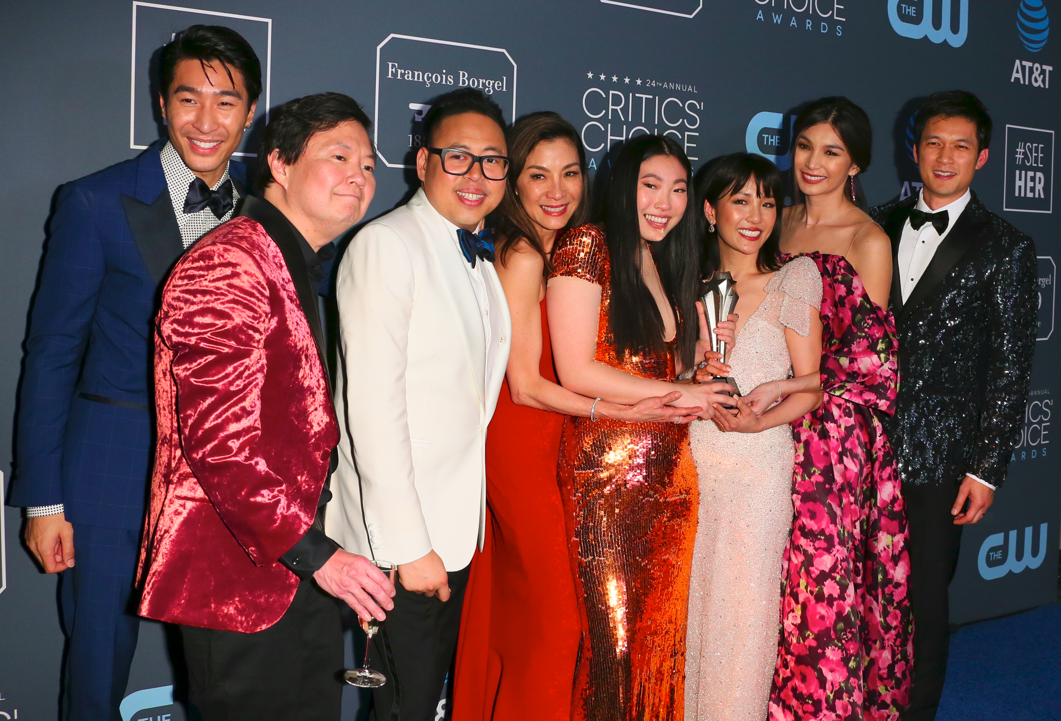 De cast van Crazy Rich Asians. Foto: ANP