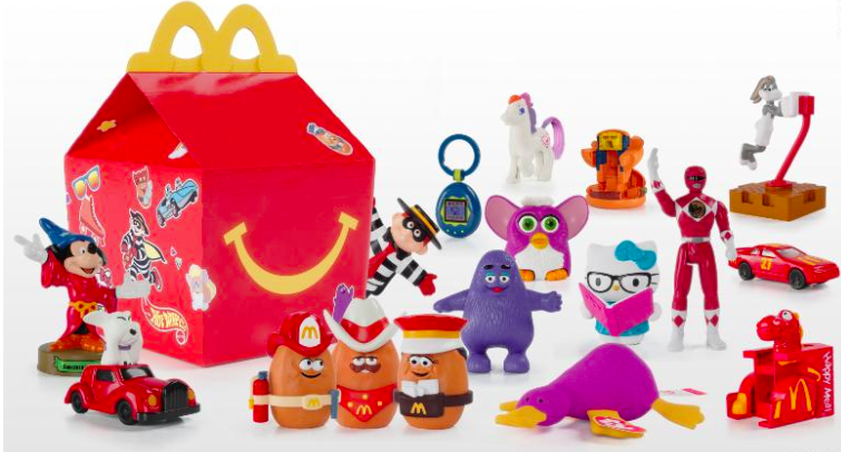 McDonald's komt met retro Happy Meal speelgoed