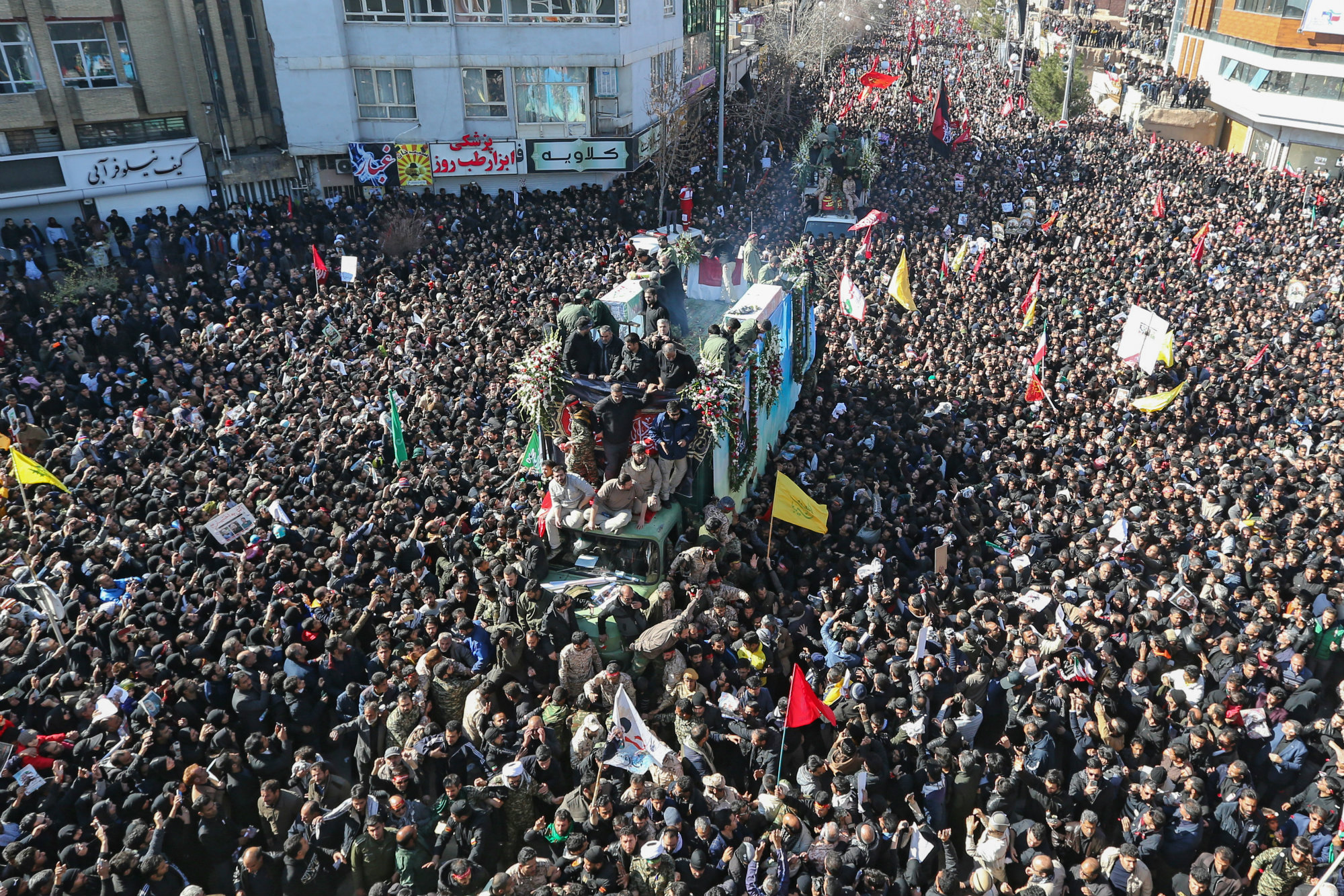 Tientallen doden bij begrafenis Iraanse generaal Soleimani