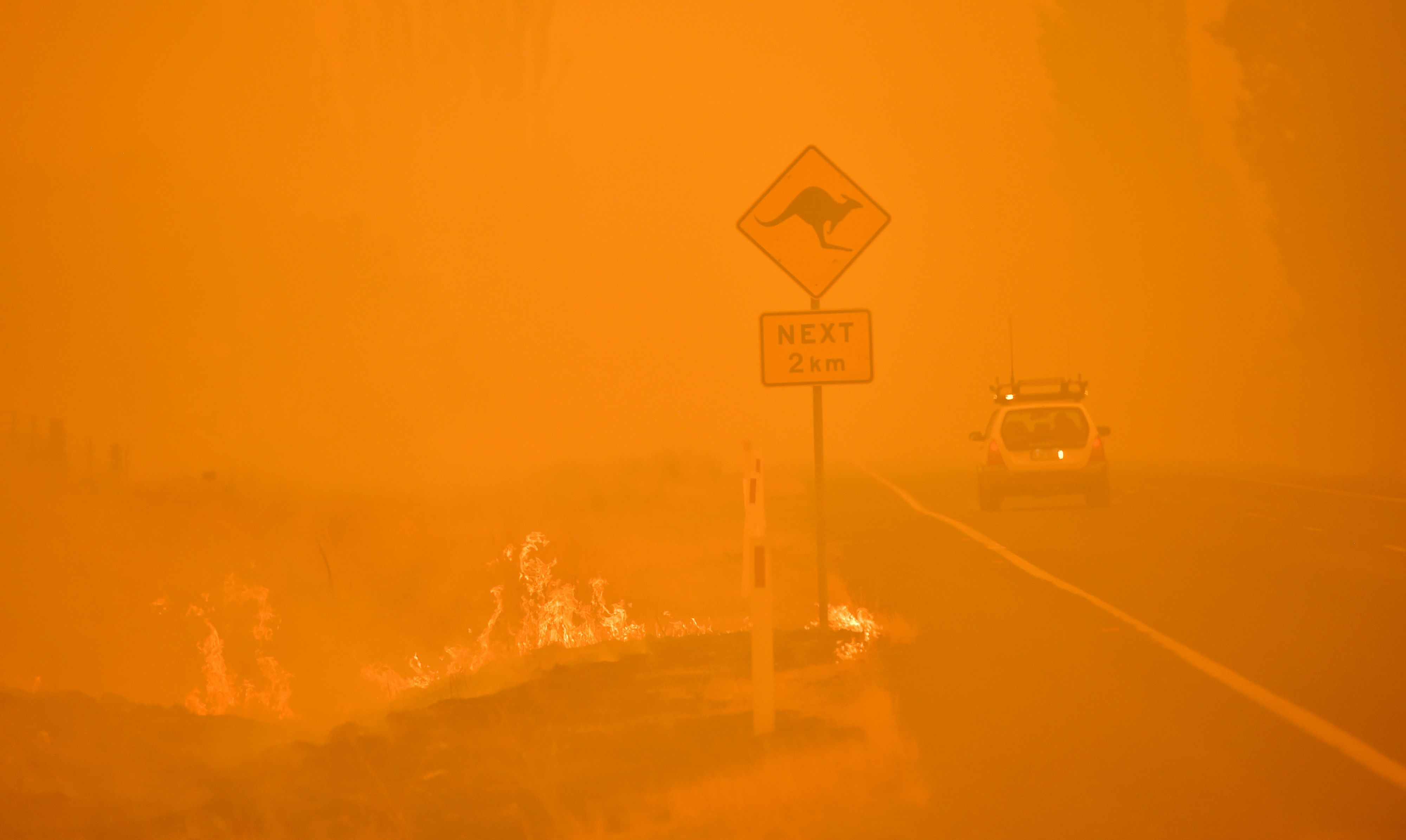 Noodtoestand in hoofdstad Australië vanwege bosbranden.