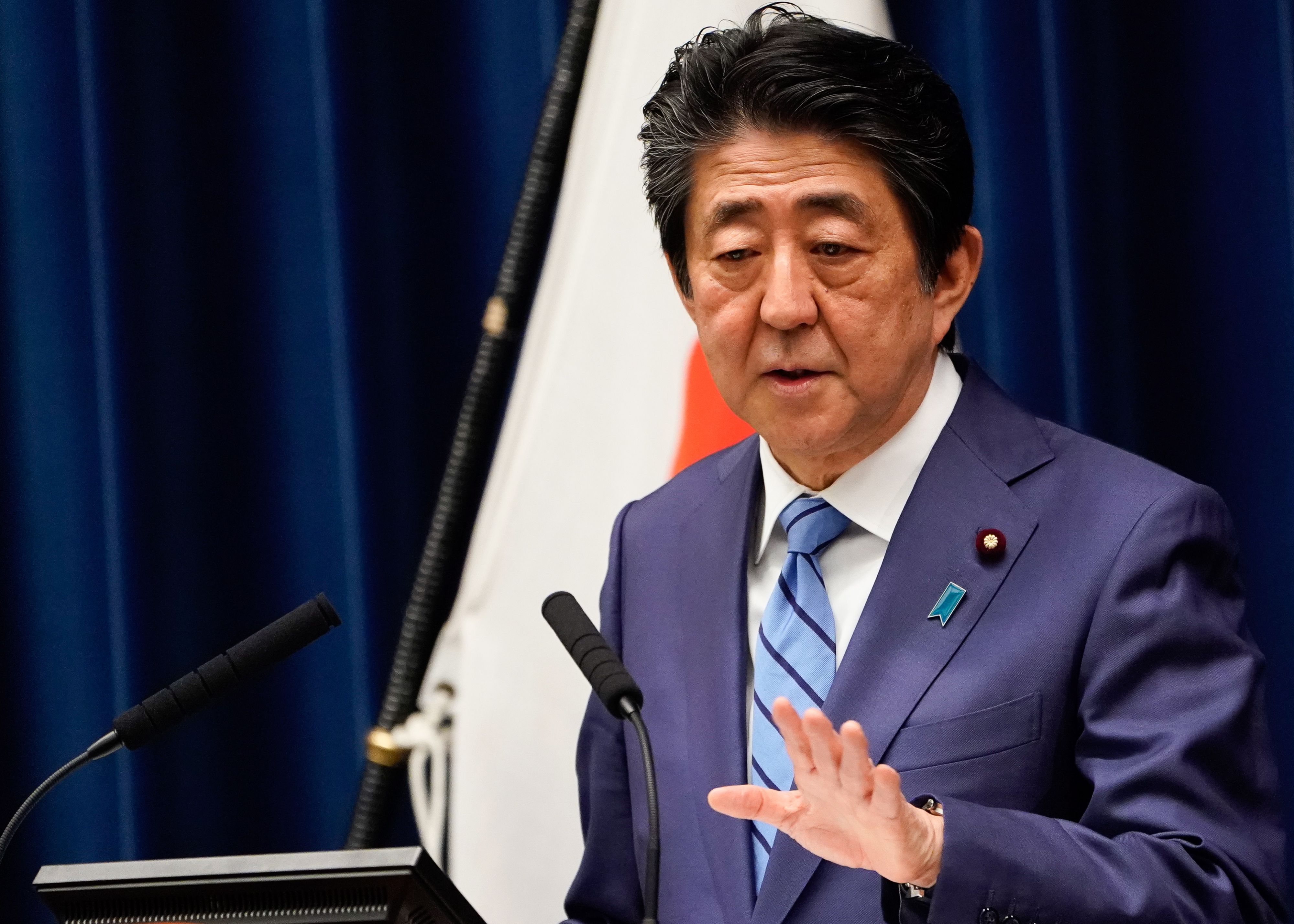 'Japanse premier Abe stelt voor Olympische Spelen uit te stellen'