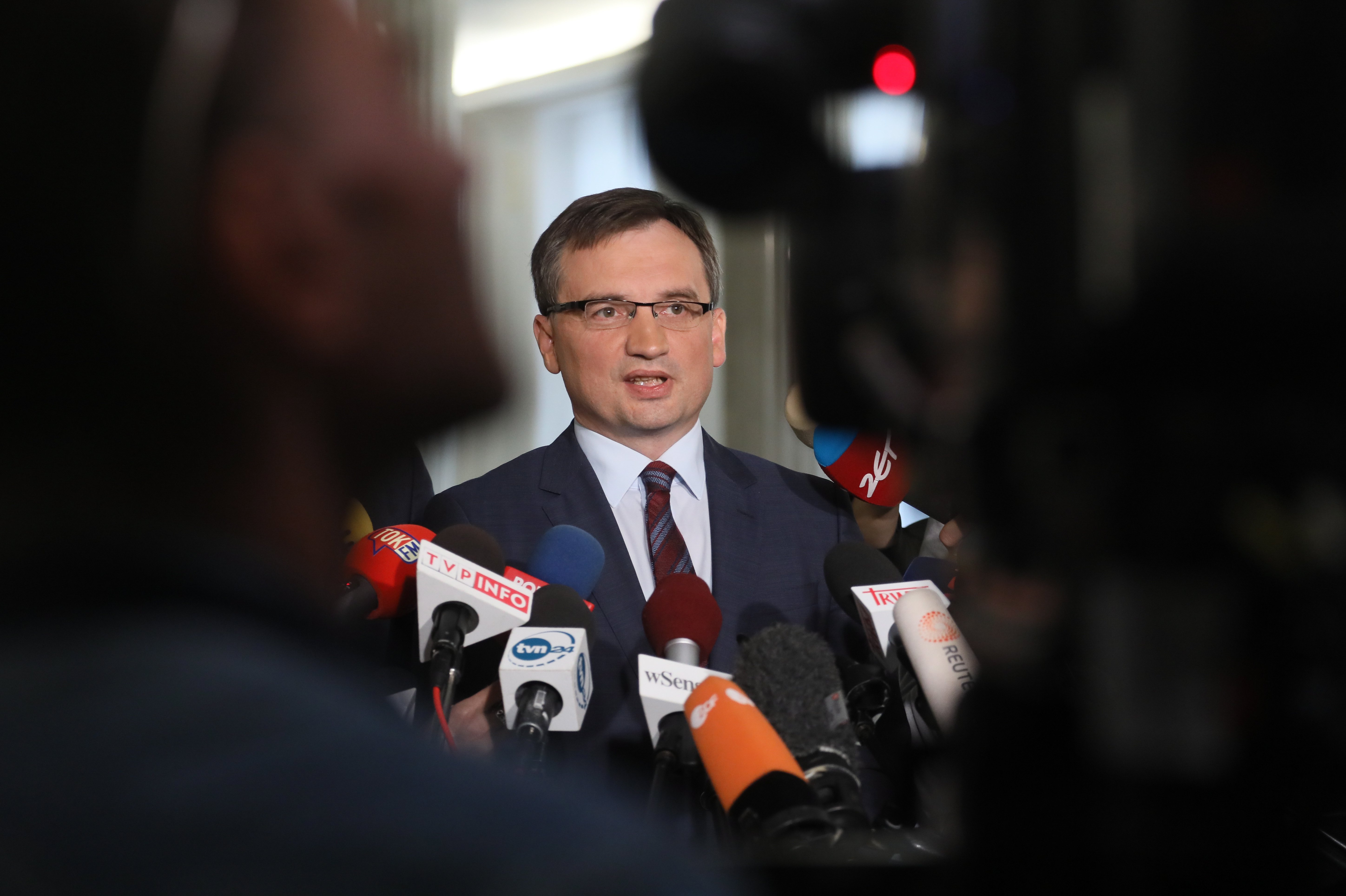 Foto van De Poolse minister van Justitie, Zbigniew Ziobro