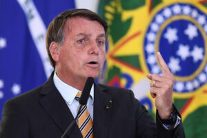 Jair Bolsonaro, de huisige president van Brazilië