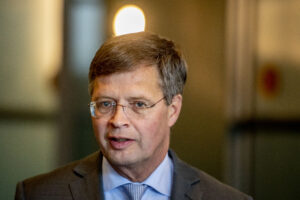 Een foto van Jan-Peter Balkenende die het drie keer niet lukte een kabinet naar de eindstreep te brengen