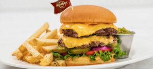 Hard Rock Cafe hamburger
