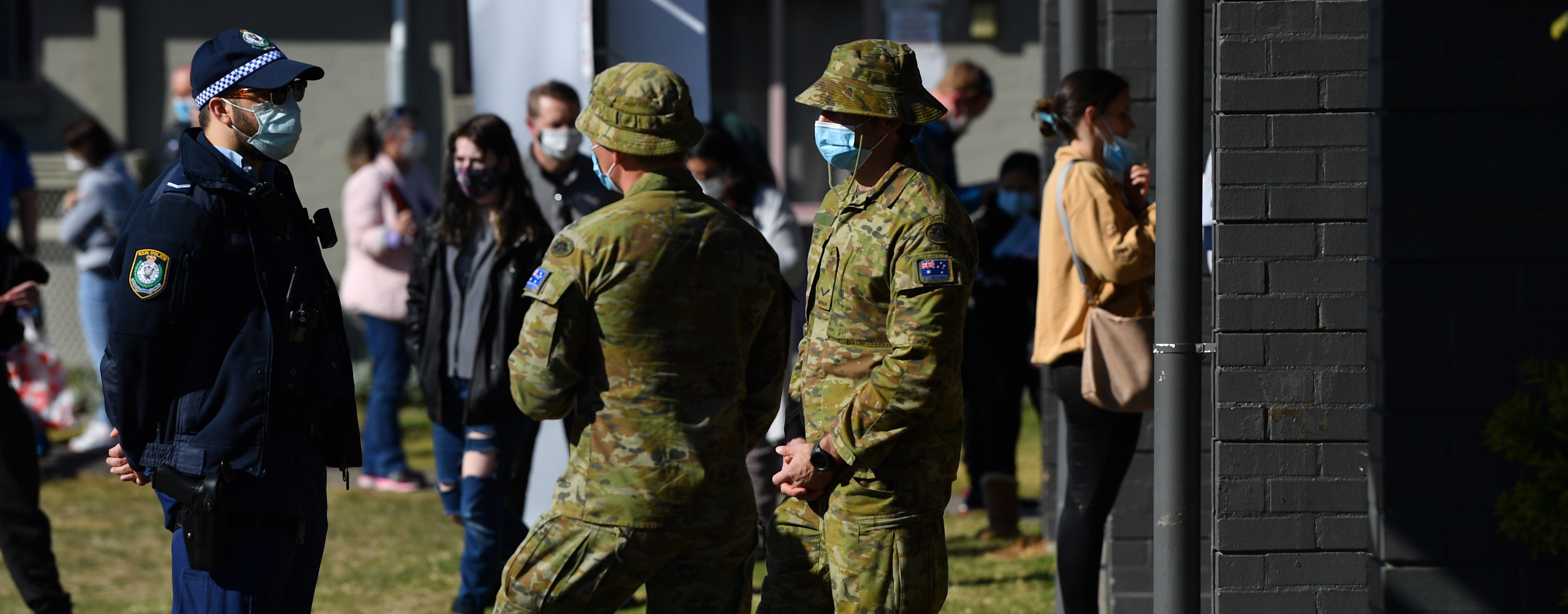 militairen leger Australië Sydney lockdown