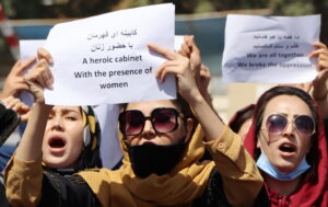 vrouwenprotest tegen taliban, vrouwenrechten, afghanistan