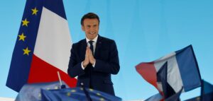 Emmanuel Macron strijdt tegen Marine Le Pen