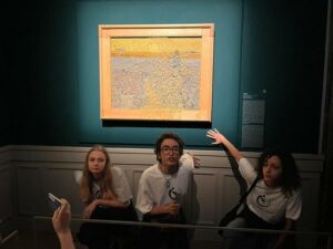 Klimaatactivisten, Van Gogh, protestactie, soep