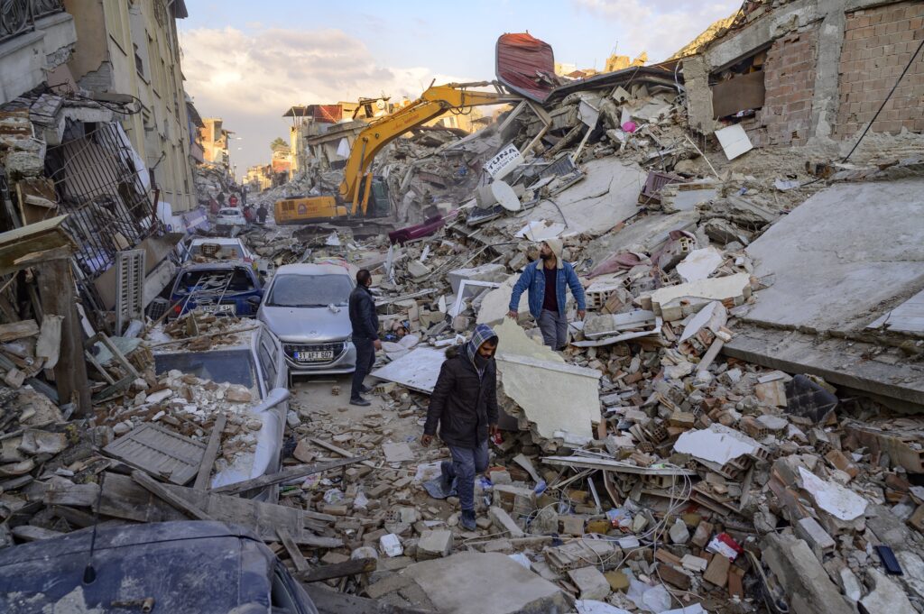 Aardbeving Turkije en Syrië