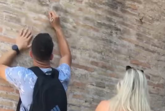 toerist rome colosseum italië