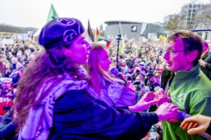 Klimaatmars Greta Thunberg Palestina verdeeldheid