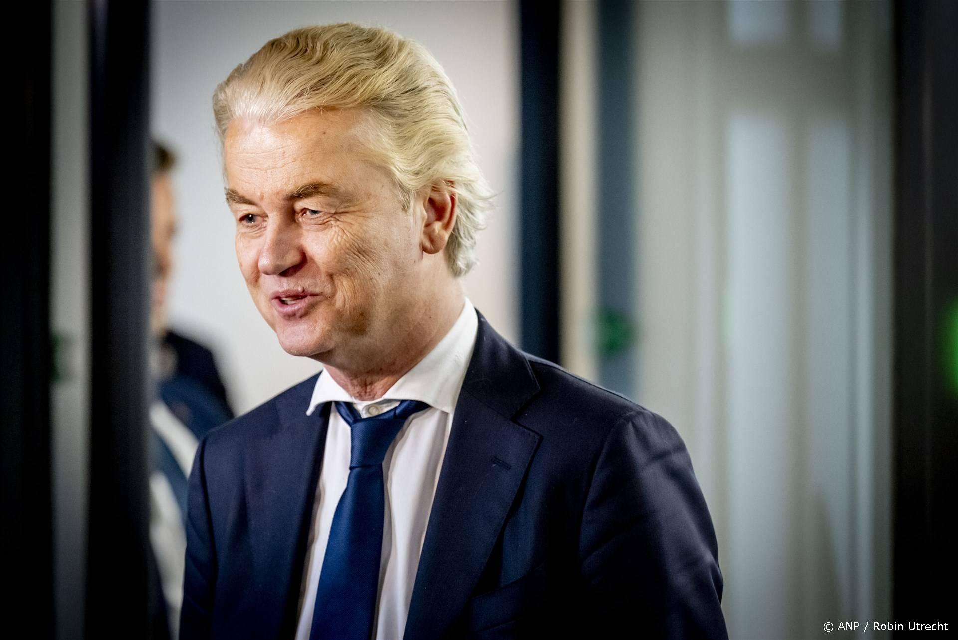 DEN HAAG - Geert Wilders en Pieter Omtzigt na afloop van de vervolggesprekken met de informateurs Elbert Dijkgraaf en Richard van Zwol en de formerende partijen PVV, VVD, NSC en BBB. ANP ROBIN UTRECHT kabinet formatie
