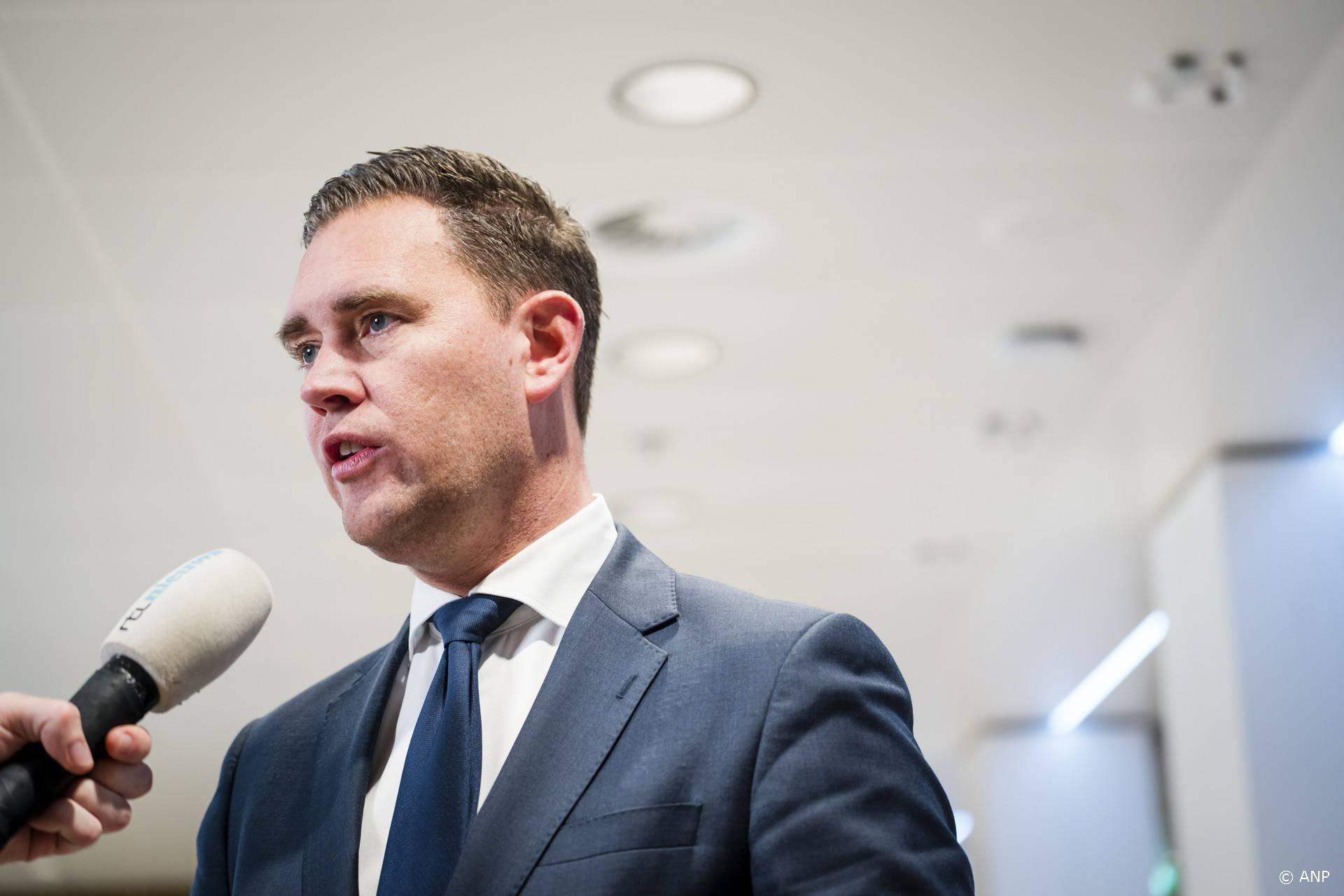 DEN HAAG - Demissionair minister Eelco Heinen (Financiën) tijdens de wekelijkse ministerraad op het ministerie van Algemene Zaken. ANP LINA SELG