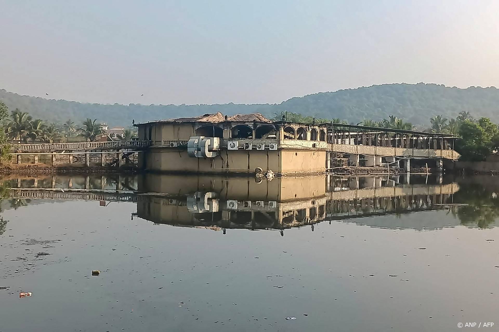 A general view shows the burned nightclub following a fire that broke out last midnight in Goa on December 7, 2025. A fire at a nightclub in the west Indian state of Goa has killed at least 23 people, Chief Minister Pramod Sawant and other officials said early December 7.
AFP